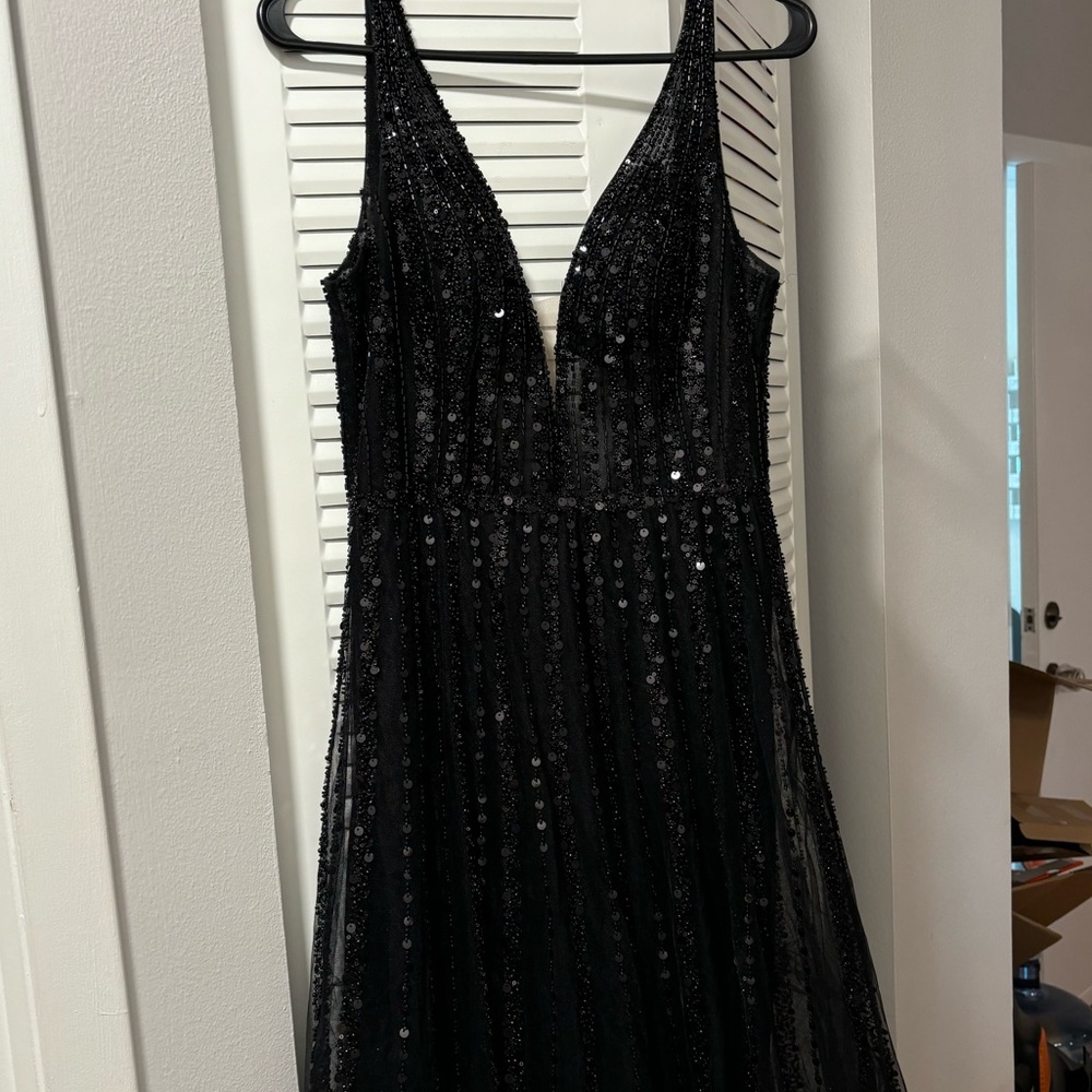 GB black long dress SIZE 9